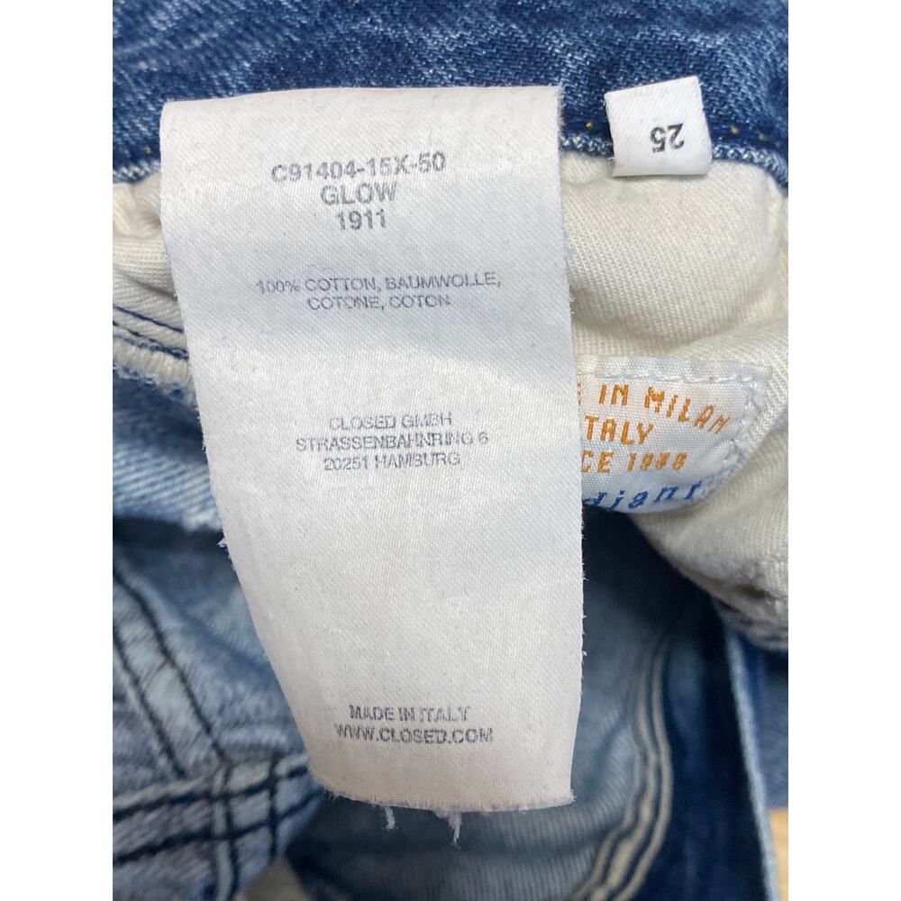 Closed Women's Blue Patchwork Colorblock High Ris… - image 7